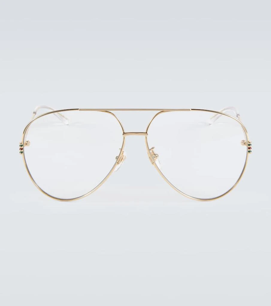 商品Gucci|飞行员眼镜,价格¥5200,第1张图片