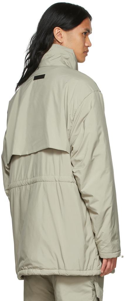 商品Essentials|Green Polyester Jacket,价格¥969,第5张图片详细描述