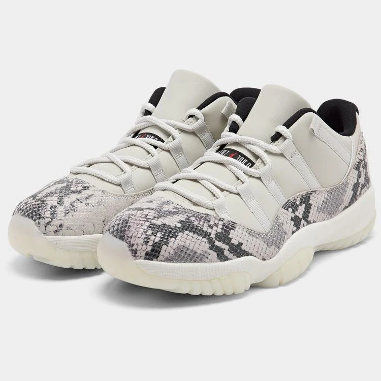 商品Jordan|男士 Air Jordan Retro 11 Low LE 白蛇纹,价格¥335,第2张图片详细描述
