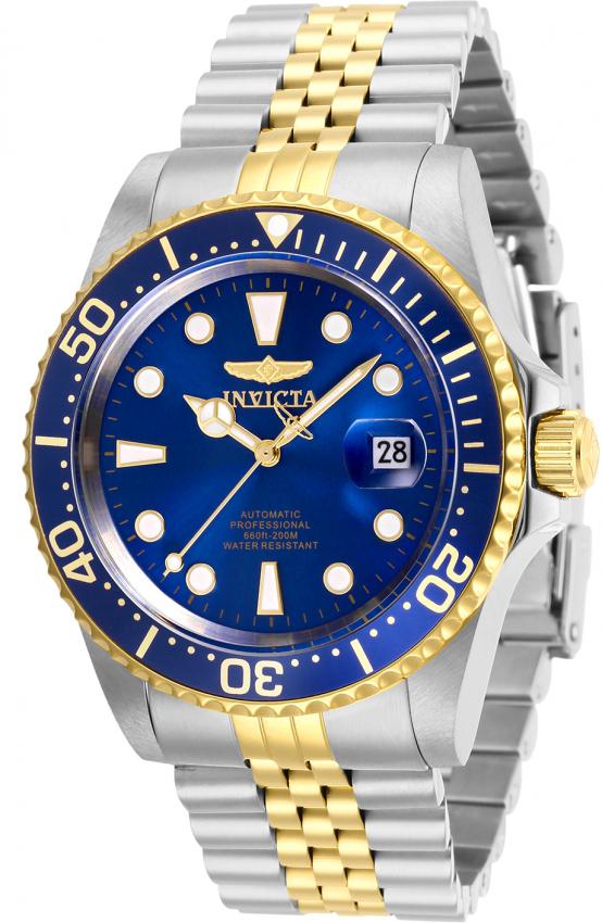 Invicta Pro Diver Automatic Blue Dial Two-tone Mens Watch 30093商品第1张图片规格展示