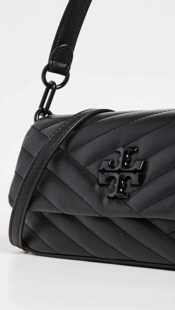 商品Tory Burch|Tory Burch 汤丽柏琦 Kira Chevron Powder Coated Small Flap Shoulder Bag,价格¥3668,第5张图片详细描述