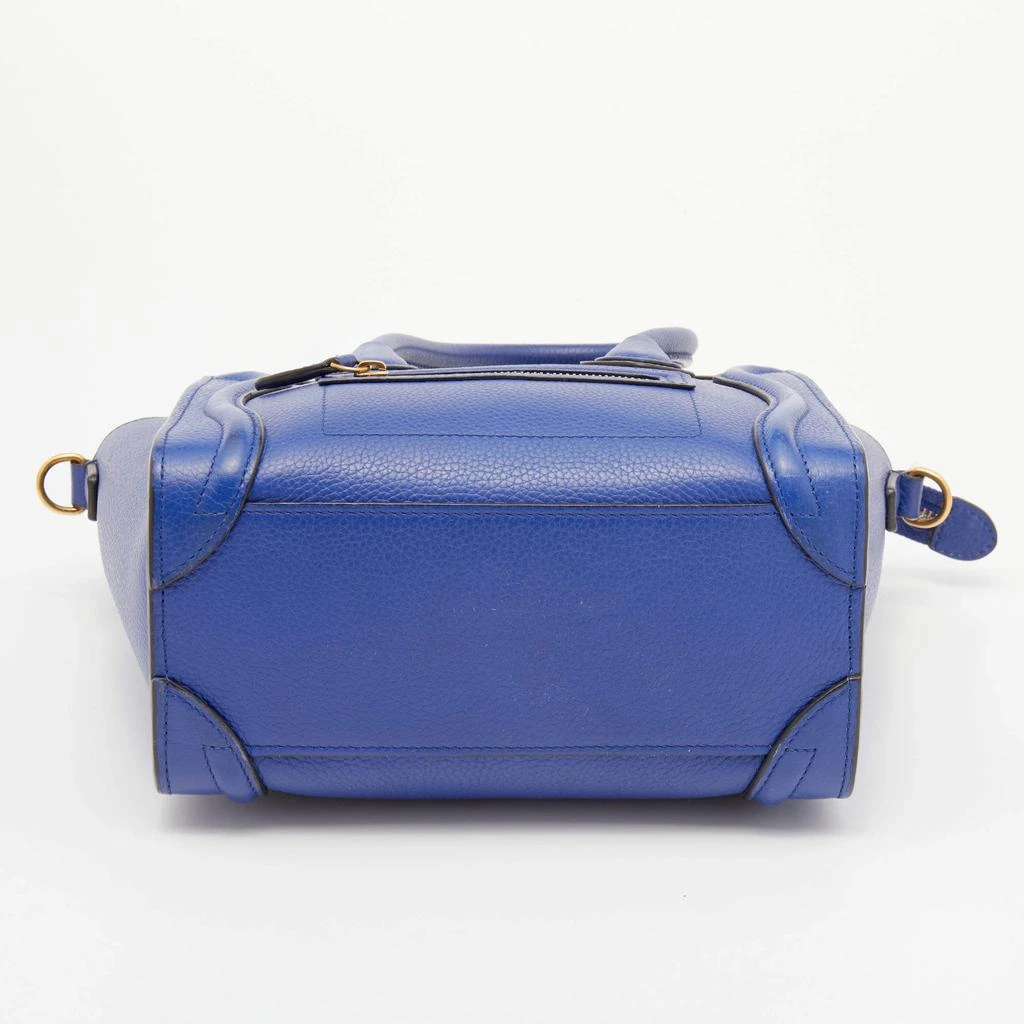 Celine Blue Leather Nano Luggage Tote 商品