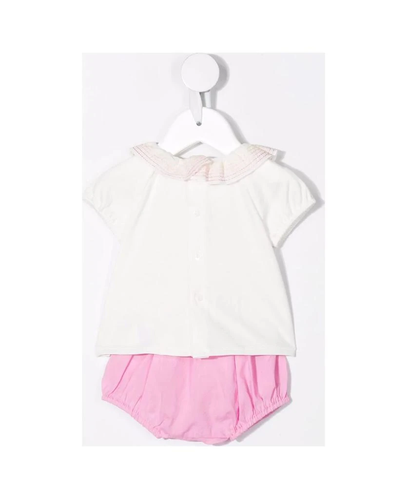 商品Chloé|Baby White And Fuchsia Gift Set With Three Pieces: T-shirt, Shorst And Hat,价格¥1412,第3张图片详细描述