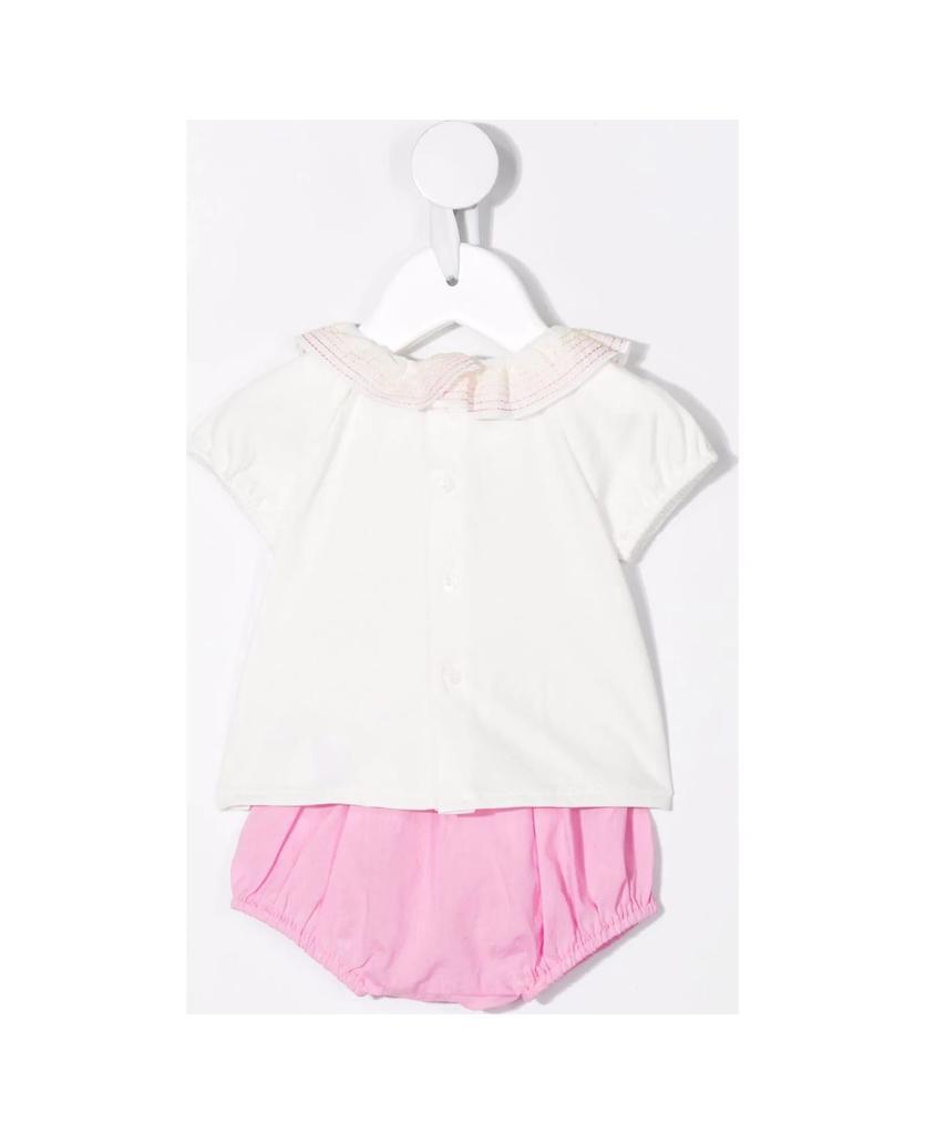 商品Chloé|Baby White And Fuchsia Gift Set With Three Pieces: T-shirt, Shorst And Hat,价格¥1296,第5张图片详细描述