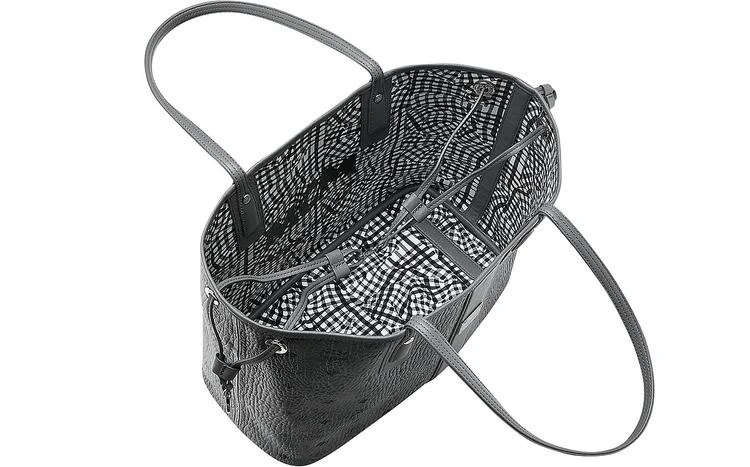 商品MCM|MCM Phantom Grey Visetos Medium Reversible Liz Shopper ,价格¥6293,第5张图片详细描述