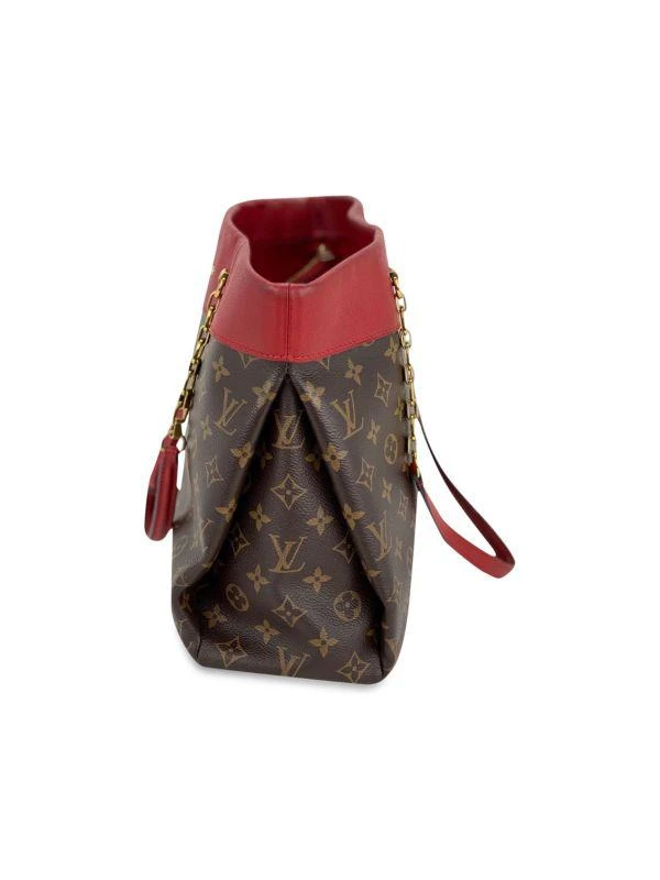 商品[二手商品] Louis Vuitton|Louis Vuitton Monogram Canvas Red Leather Pallas Shopper Hand Tote Bag Preowned,价格¥18515,第2张图片详细描述