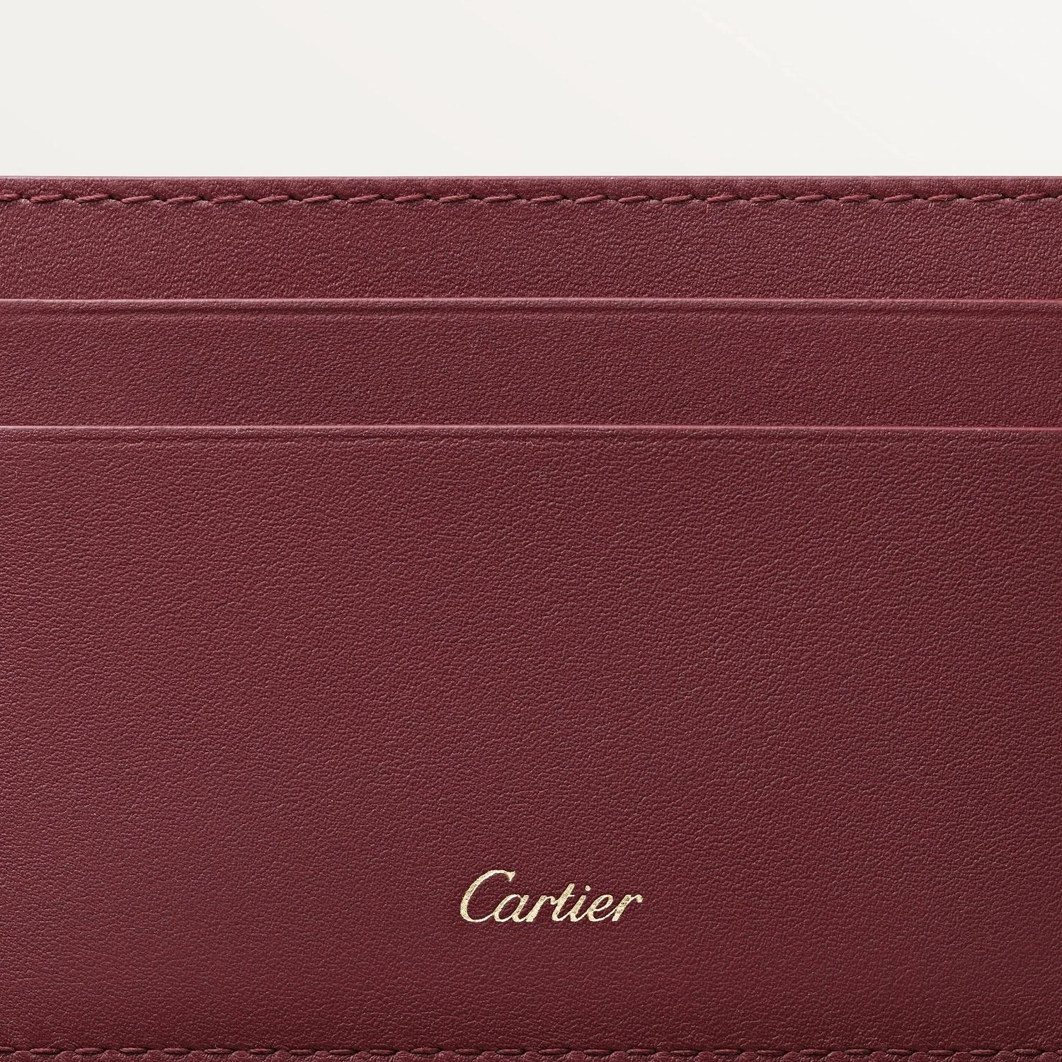 包邮包税【预售7天发货】 CARTIER 23秋冬 女士 钥匙包 DIABOLO DE CARTIER卡片夹 酒红色 小牛皮 L3002003 商品