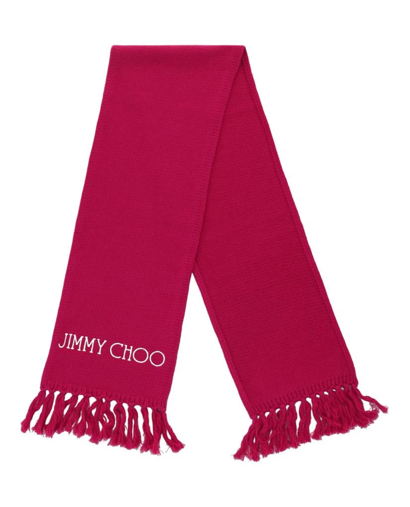 商品Jimmy Choo|Wool Logo Scarf,价格¥1971,第2张图片详细描述