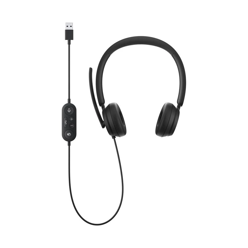 商品Microsoft|6id-00012 Modern USB Headset, Black,价格¥425,第2张图片详细描述