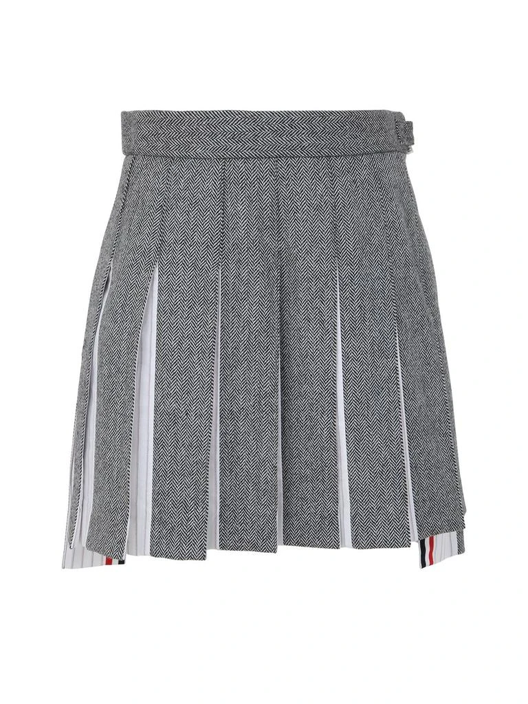 商品Thom Browne|Thom browne women's black other materials skirt,价格¥11685,第1张图片