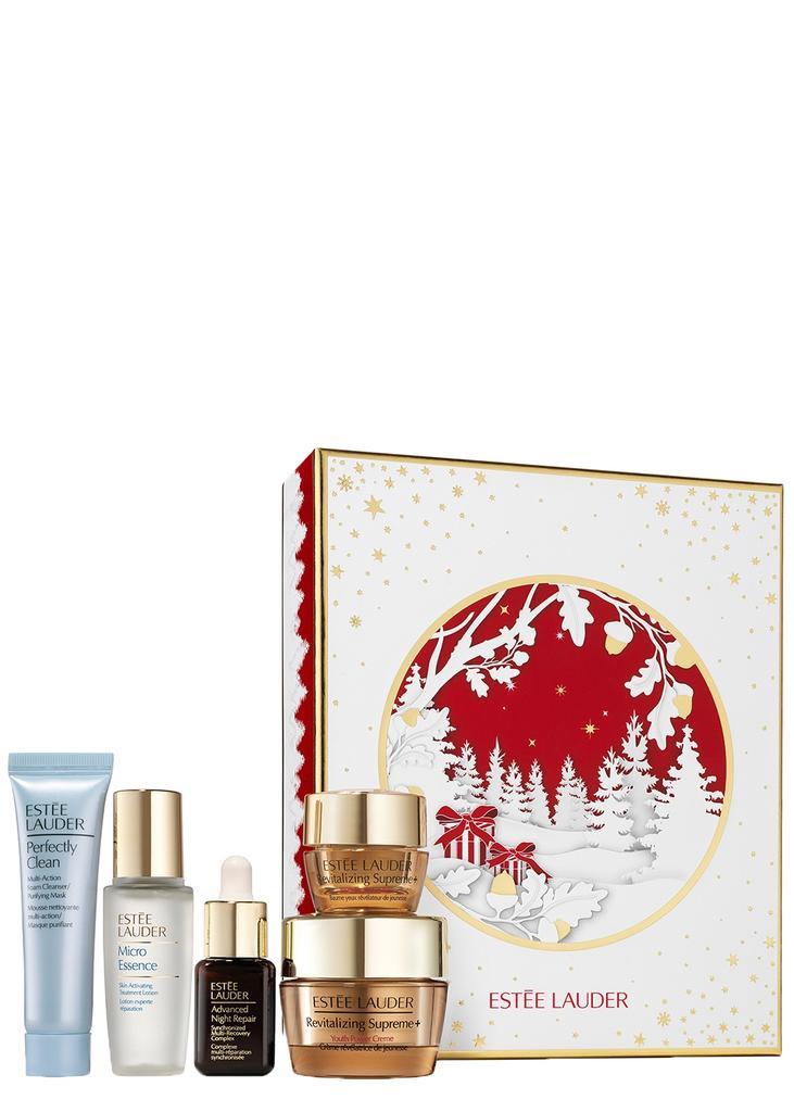 商品Estée Lauder|Glow Non-Stop 24/7 Radiant Skincare Essentials 5-Piece Gift Set,价格¥451,第1张图片