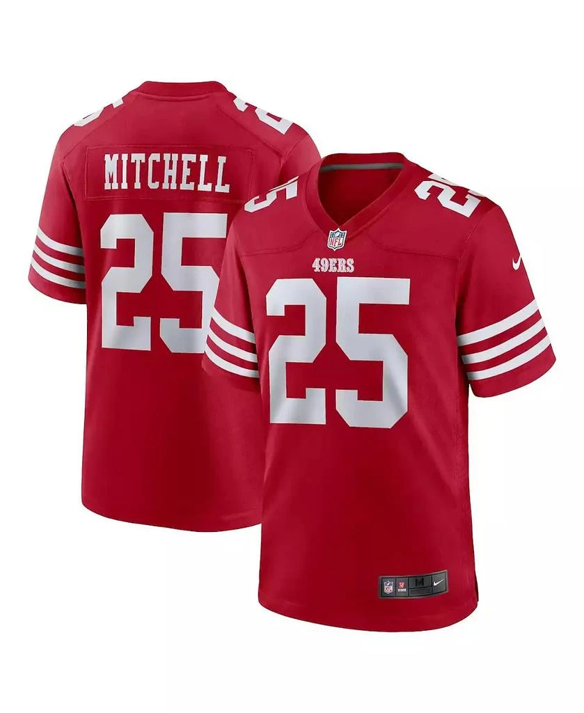 商品NIKE|Men's Elijah Mitchell San Francisco 49Ers Team Player Game Jersey,价格¥778,第1张图片