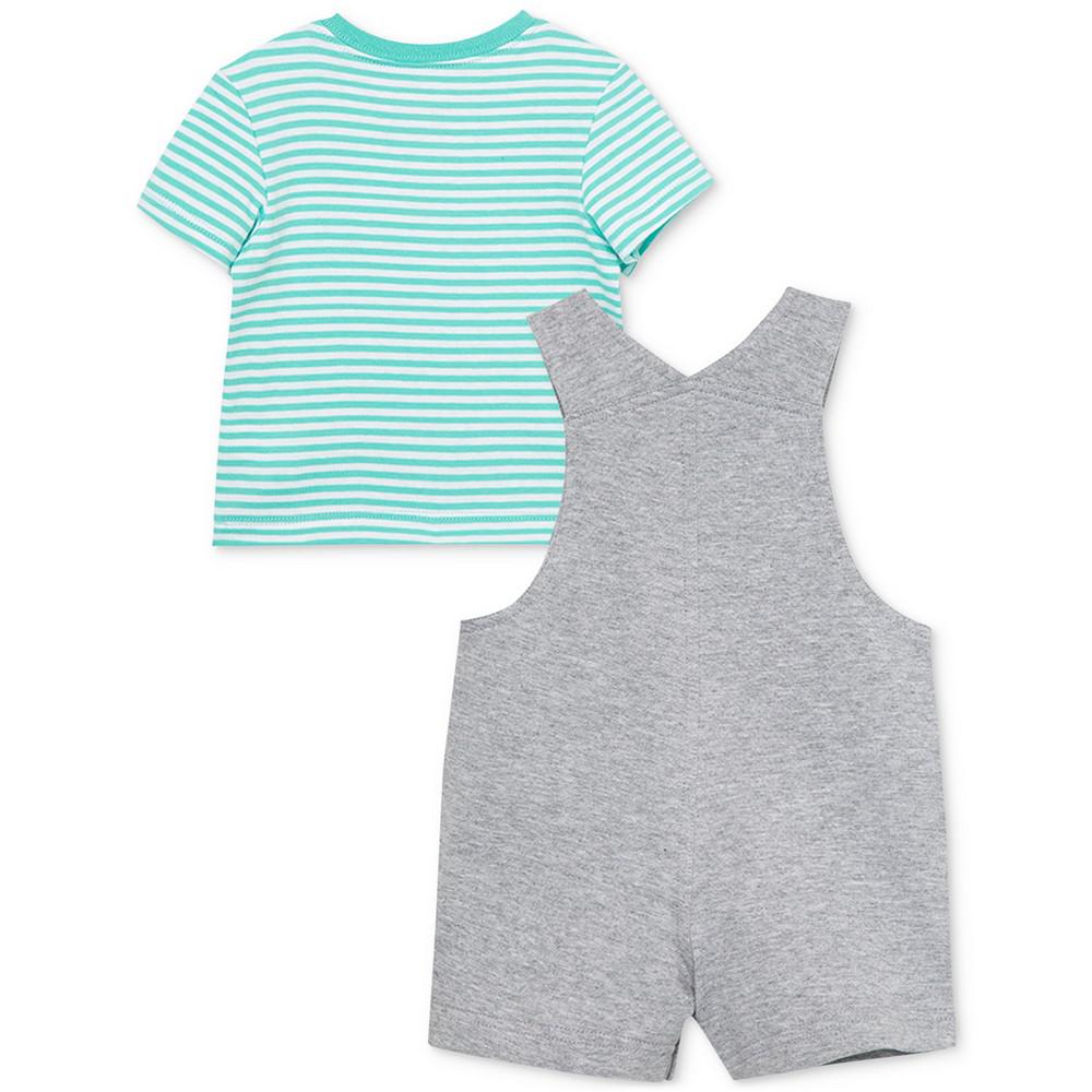 Baby Boys 2-Pc. T-Shirt & Shortalls Set商品第4张图片规格展示