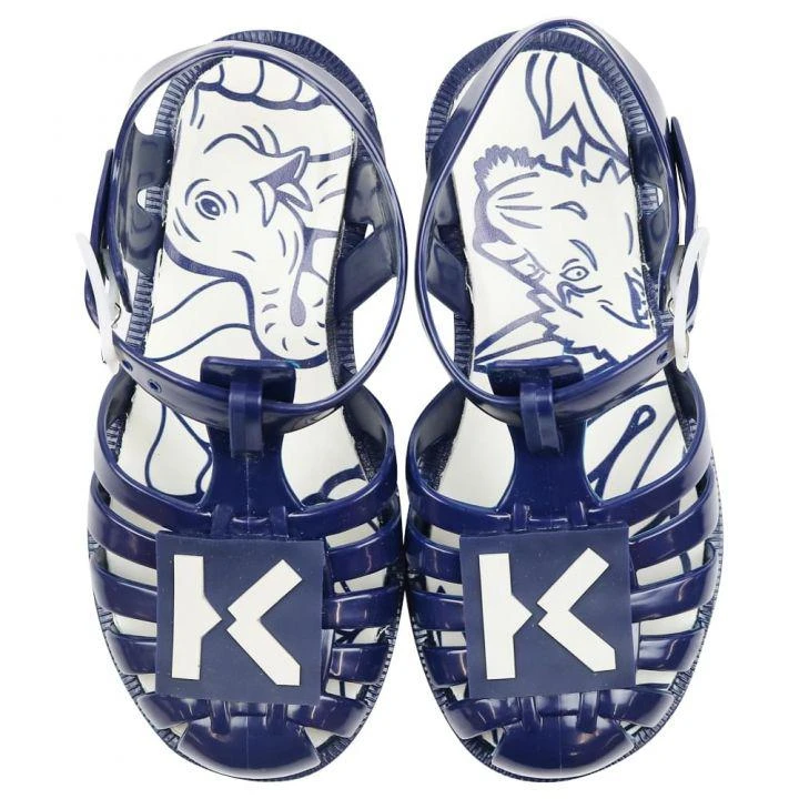 商品Kenzo|Navy Logo PVC Sandals,价格¥186,第4张图片详细描述
