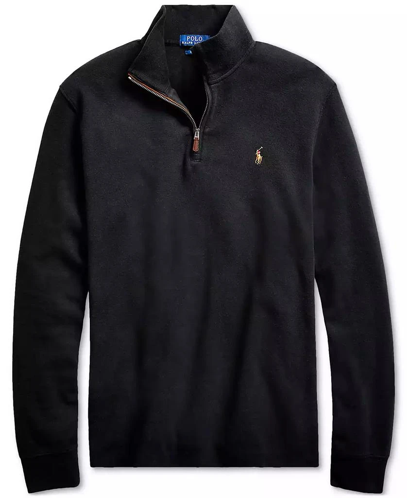 商品Ralph Lauren|Men's Big & Tall Estate-Rib Quarter-Zip Pullover,价格¥1038,第5张图片详细描述