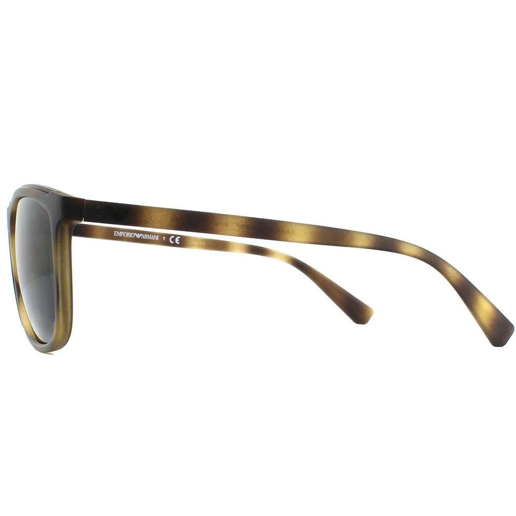 商品Emporio Armani|Emporio Armani Men's Sunglasses - Grey Lenses Matte Havana Frame | EA4109 5089,价格¥415,第4张图片详细描述