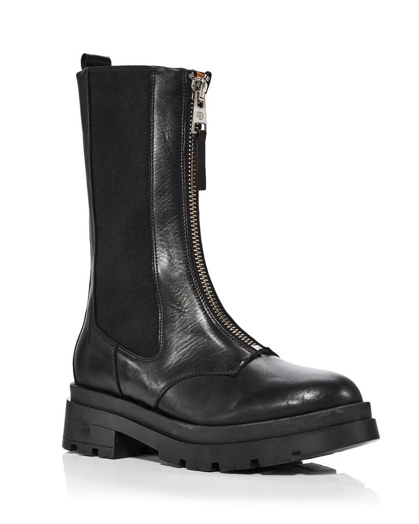 Anine Bing | Women's Jasper Zip Front Stretch Boots 2247.60元 商品图片