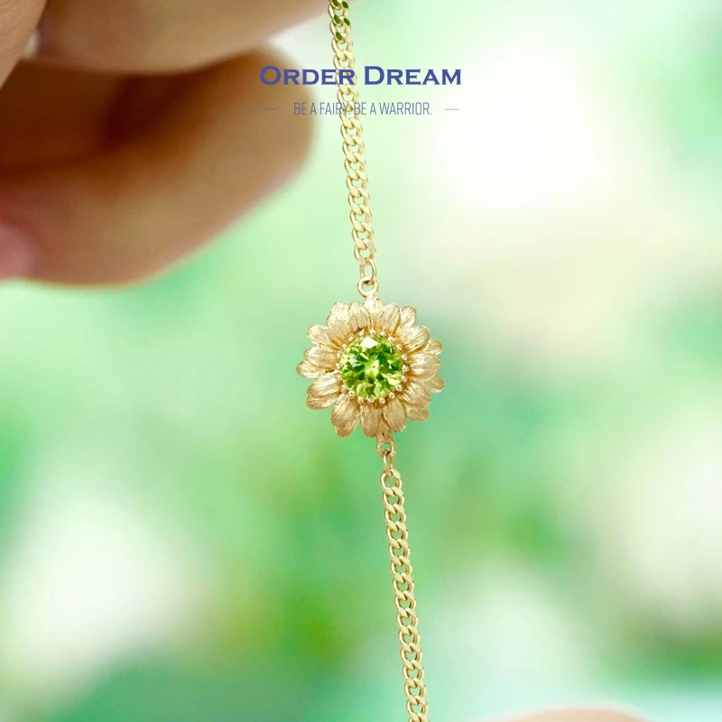 商品[国内直发] Order Dream|18k金向日葵手链,价格¥2412,第1张图片