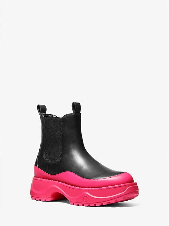 商品Michael Kors|Dupree Two-Tone Leather Boot,价格¥997,第1张图片详细描述