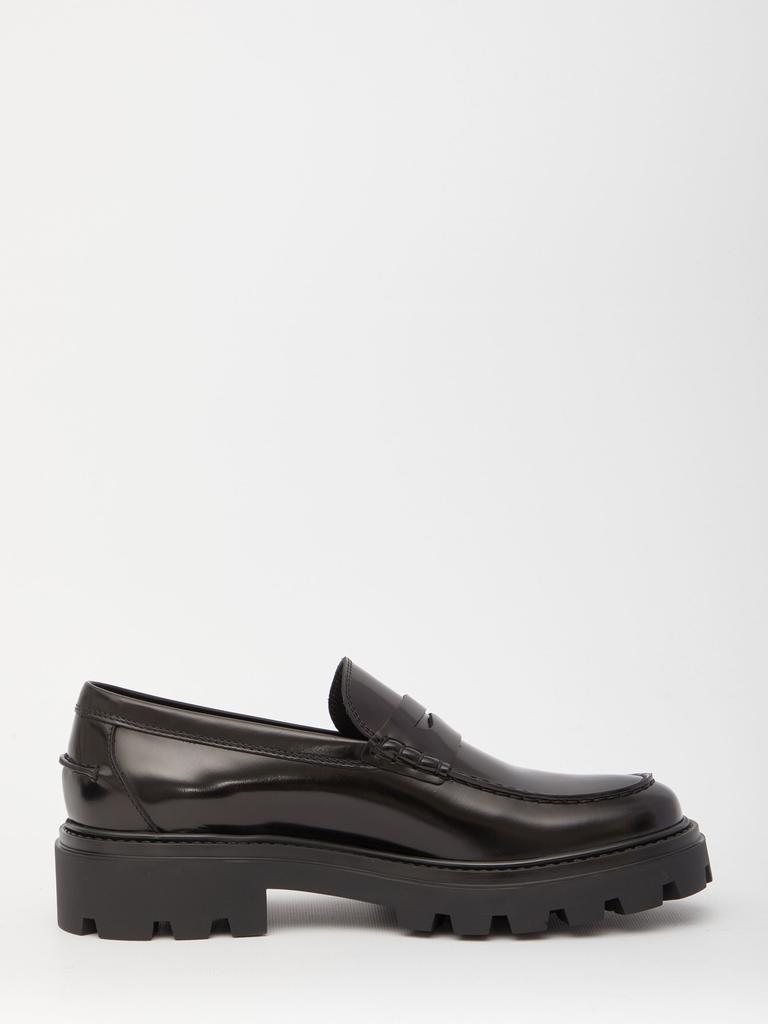 Tod's Black Leather Loafers商品第1张图片规格展示