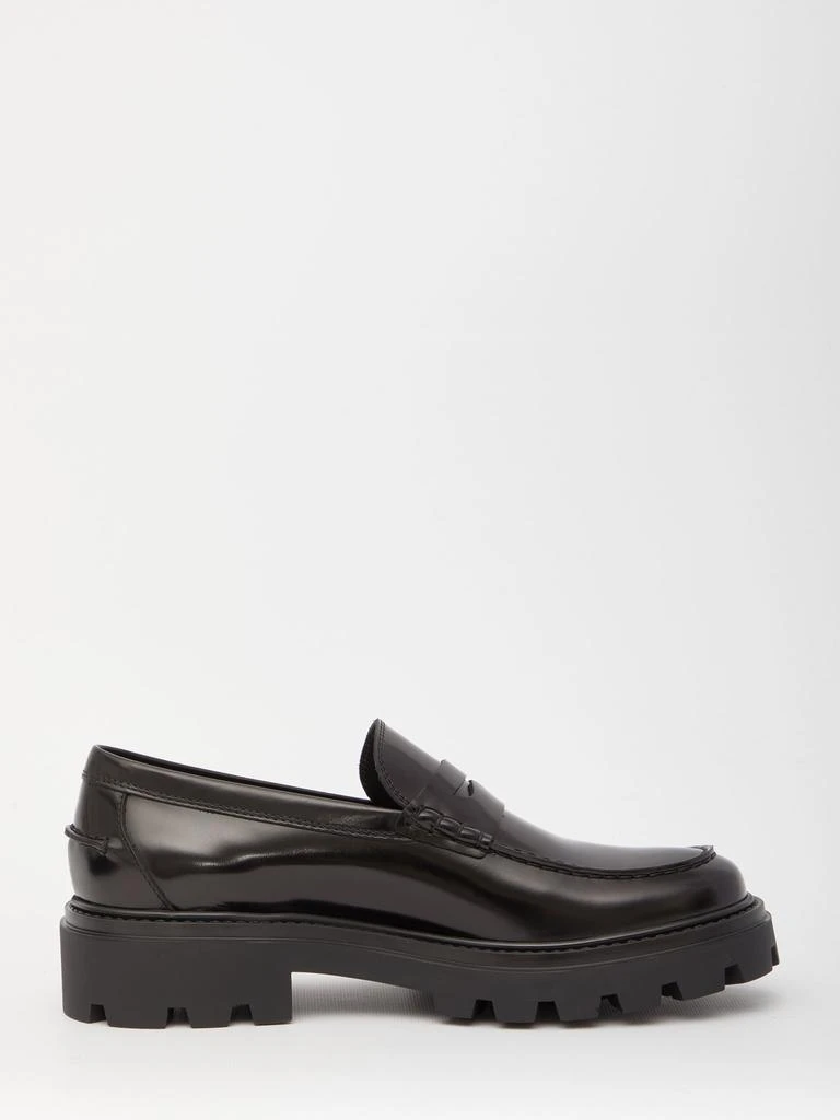 商品Tod's|Tod's Black Leather Loafers,价格¥3569,第1张图片