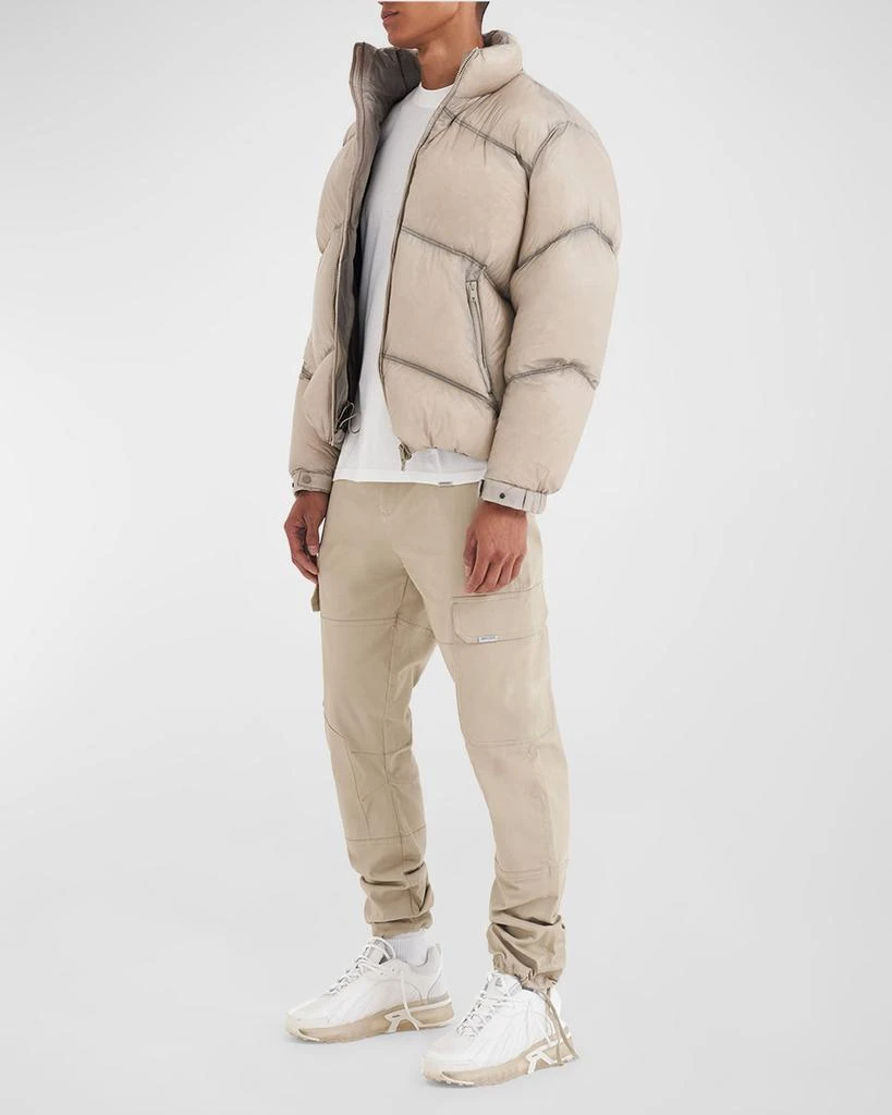 商品Represent|Men's Washed Nylon Puffer Jacket,价格¥1192,第3张图片详细描述