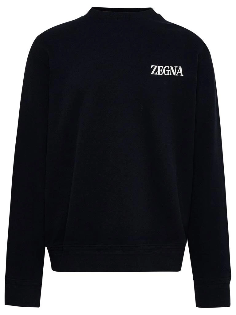 商品Zegna|Ermenegildo Zegna Logo Printed Crewneck Sweatshirt,价格¥2340,第1张图片