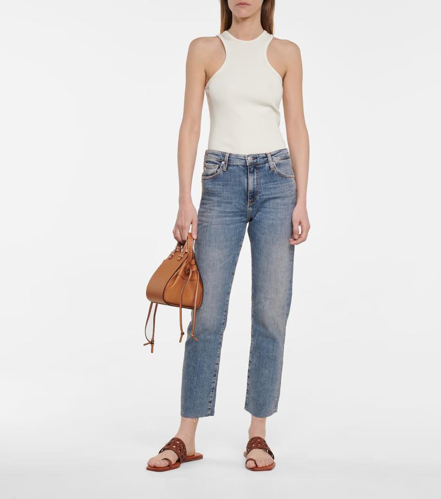 商品AG Jeans|Isabelle高腰直筒牛仔裤,价格¥1264,第4张图片详细描述