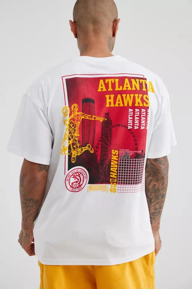 商品Urban Outfitters|ULTRA GAME Atlanta Hawks Big City Boxy Fit Tee,价格¥76,第5张图片详细描述