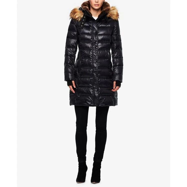 商品S13|Faux-Fur-Trim Down Puffer Coat,价格¥1496,第5张图片详细描述