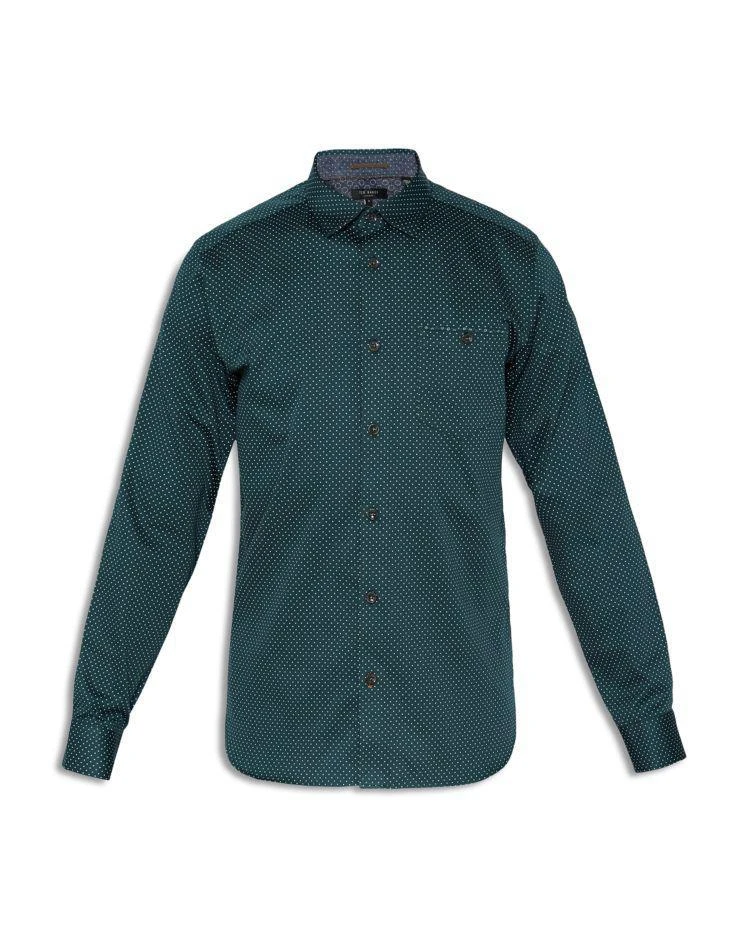 商品Ted Baker London|Skwere Regular Fit Button-Down Shirt,价格¥607,第4张图片详细描述