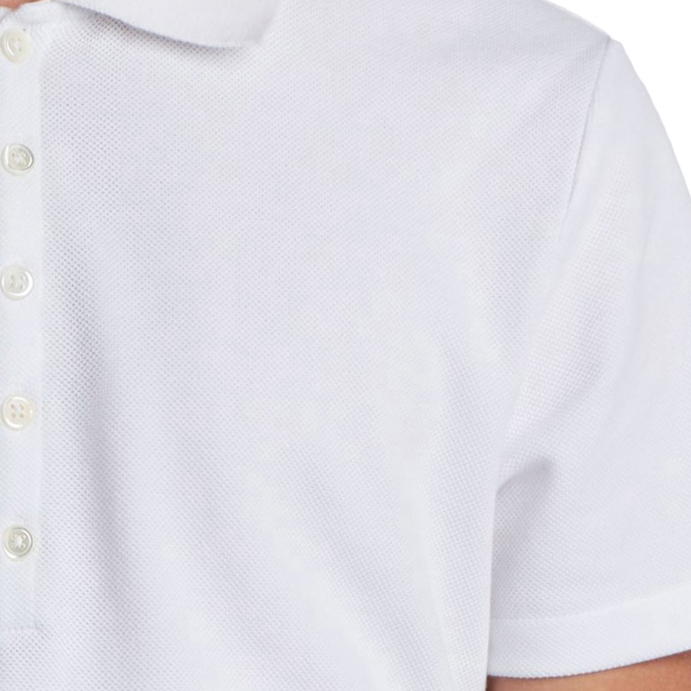 Thom Browne 男士白色纯棉短袖POLO衫 MJP042A-00050-100商品第2张图片规格展示