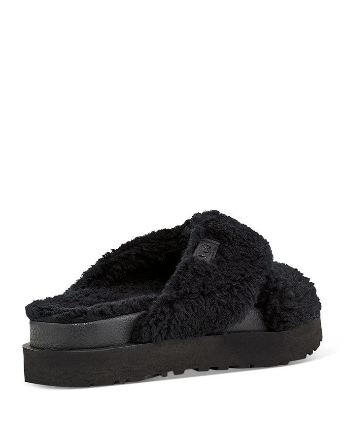 商品UGG|Women's Fuzz Sugar Cross Slide Sandals,价格¥520,第4张图片详细描述