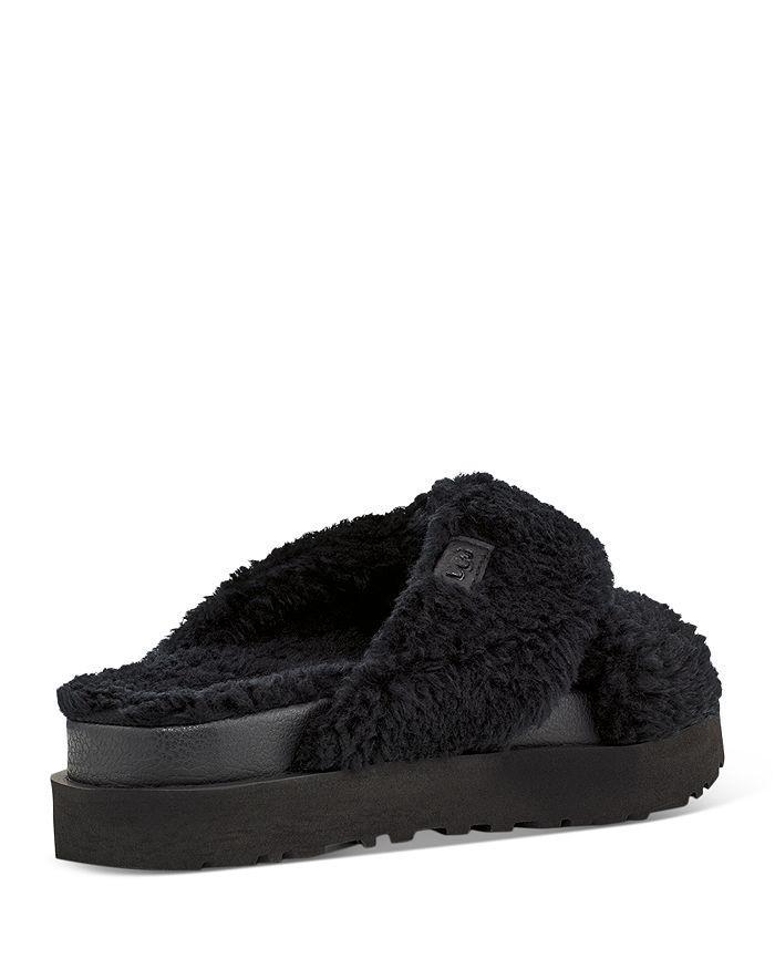 商品UGG|Women's Fuzz Sugar Cross Slide Sandals,价格¥736,第6张图片详细描述