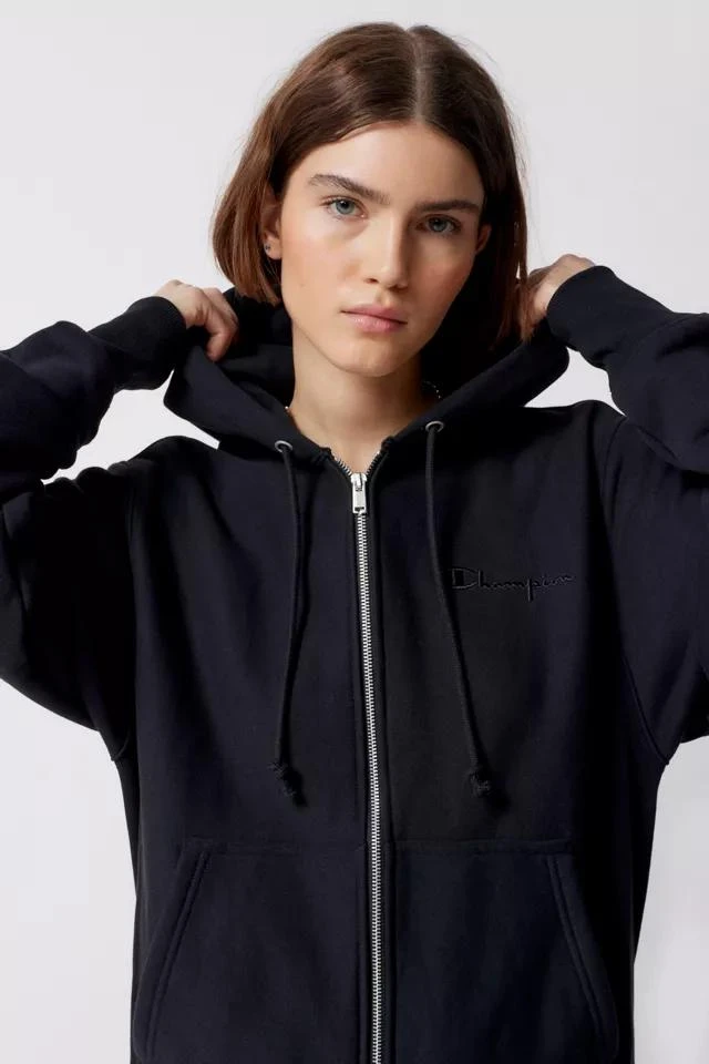 商品CHAMPION|Champion UO Exclusive Reverse Weave Full Zip Hoodie Sweatshirt,价格¥559,第3张图片详细描述