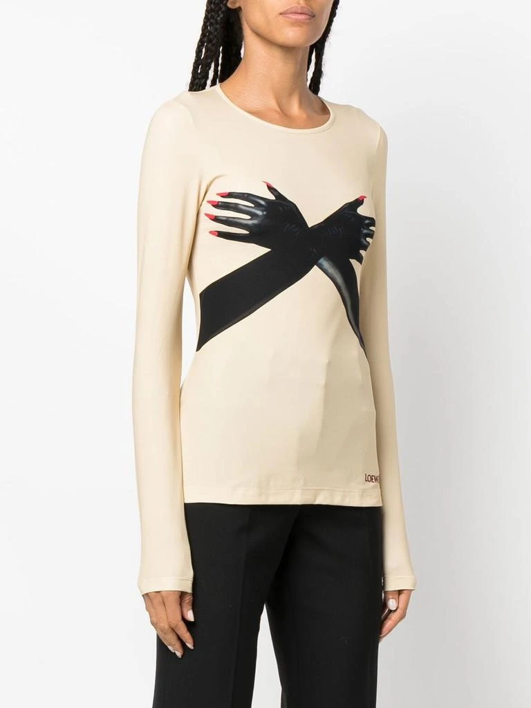 商品Loewe|LOEWE - Printed Crewneck Top,价格¥3118,第4张图片详细描述