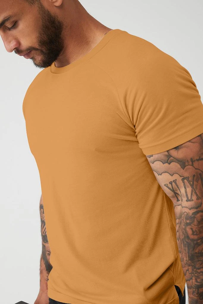 商品Alo|The Triumph Crew Neck Tee - Toffee,价格¥445,第4张图片详细描述