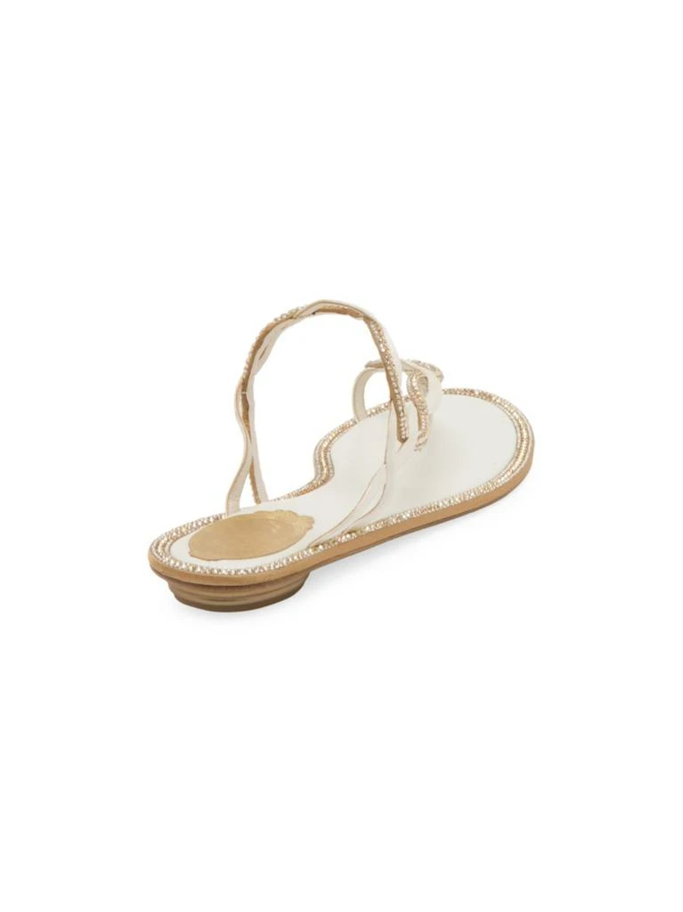 商品Rene Caovilla|Rene Caovilla - Serpiana Embellished Snake Strap Thong Sandals,价格¥3238,第3张图片详细描述