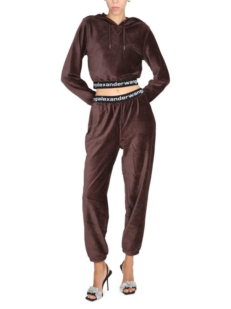 商品Alexander Wang|T by alexander wang women's brown other materials joggers,价格¥2475,第1张图片