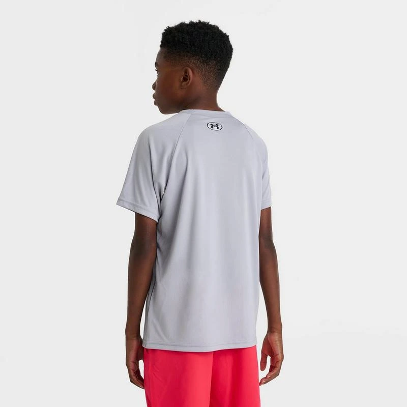 商品Under Armour|Boys' Under Armour Tech Split Wordmark T-Shirt,价格¥119,第4张图片详细描述