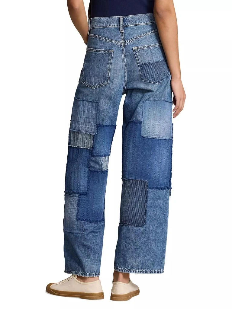 商品Ralph Lauren|High-Rise Cropped Patchwork Jeans,价格¥1891,第5张图片详细描述