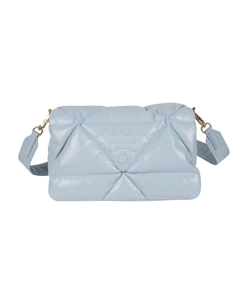 商品Prada|Embossed Logo Quilted Shoulder Bag,价格¥19818,第1张图片