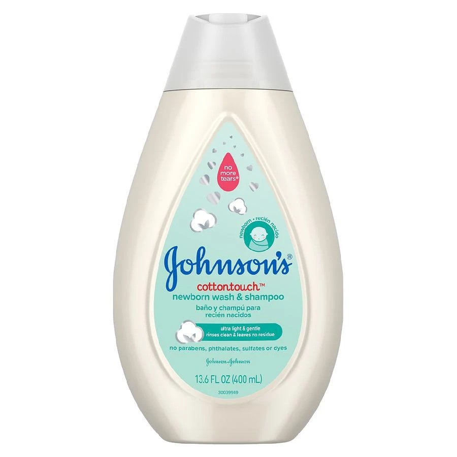 商品Johnson's Baby|Cottontouch Newborn Baby Body Wash & Shampoo,价格¥60,第1张图片