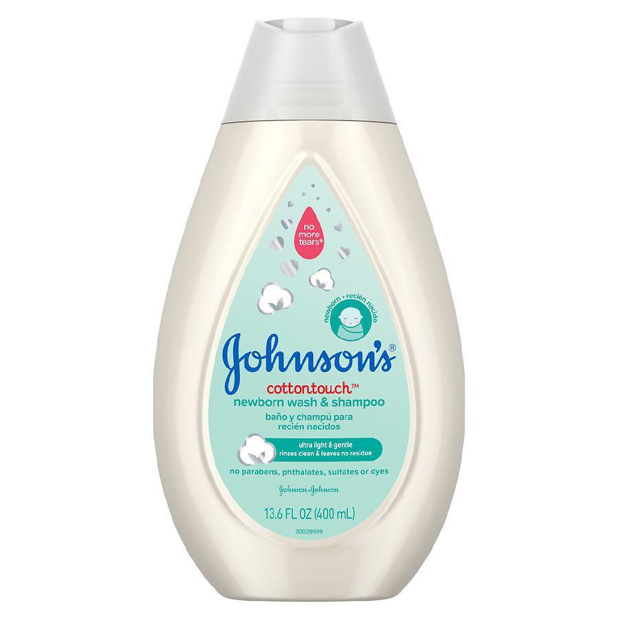 商品Johnson's Baby|Cottontouch Newborn Baby Body Wash & Shampoo,价格¥54,第1张图片