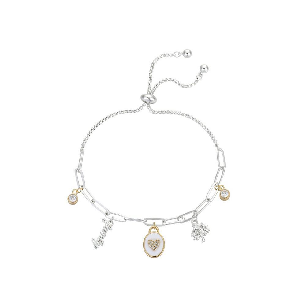 商品Unwritten|14K Gold Flash-Plated Family Adjustable Bolo Bracelet,价格¥130,第1张图片