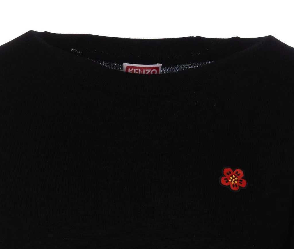 商品Kenzo|Kenzo Boke Flower Crest Short-Sleeved Jumper,价格¥1753,第4张图片详细描述