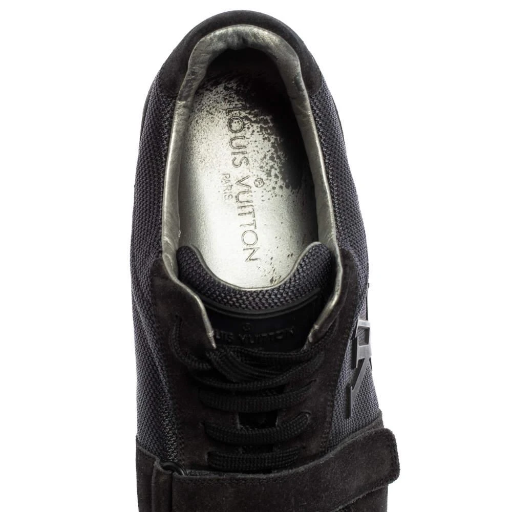 Louis Vuitton Navy Blue  Suede And Fabric Trainers Low Top Sneakers Size 40.5 商品
