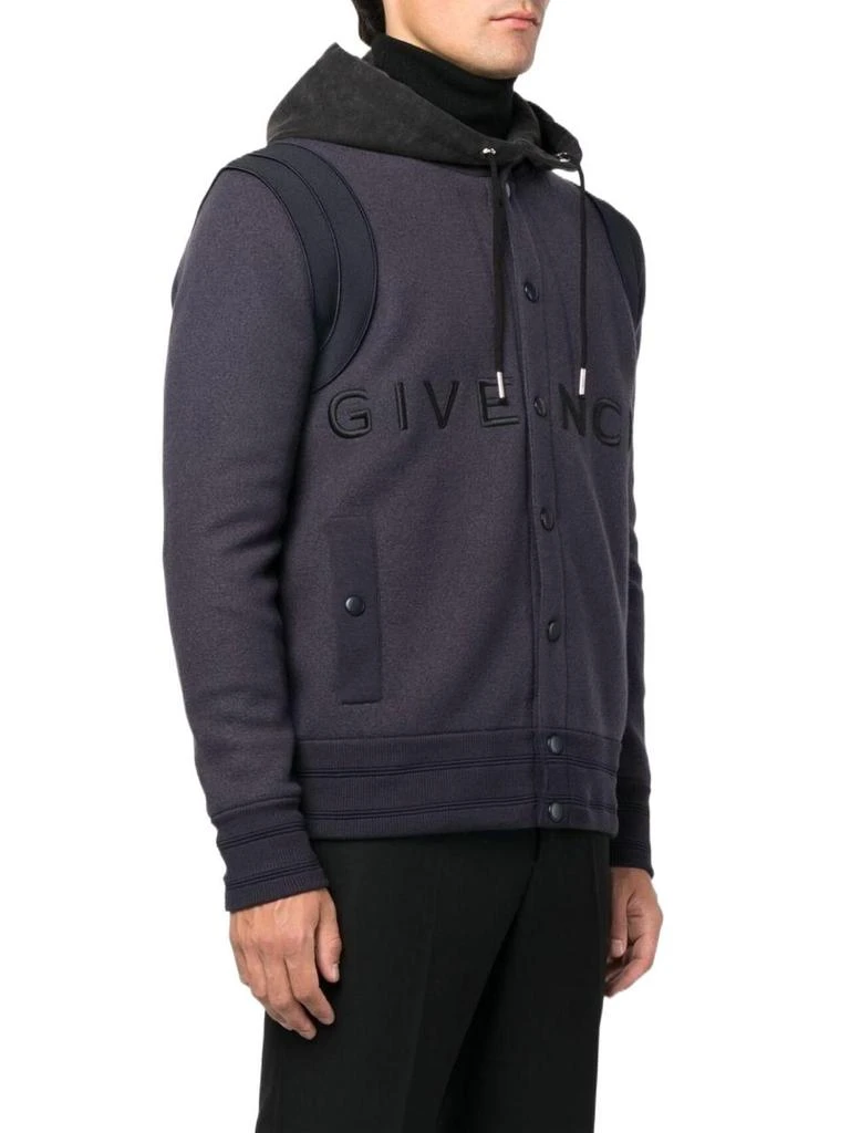 商品Givenchy|Givenchy men's blue wool outerwear jacket,价格¥10685,第2张图片详细描述