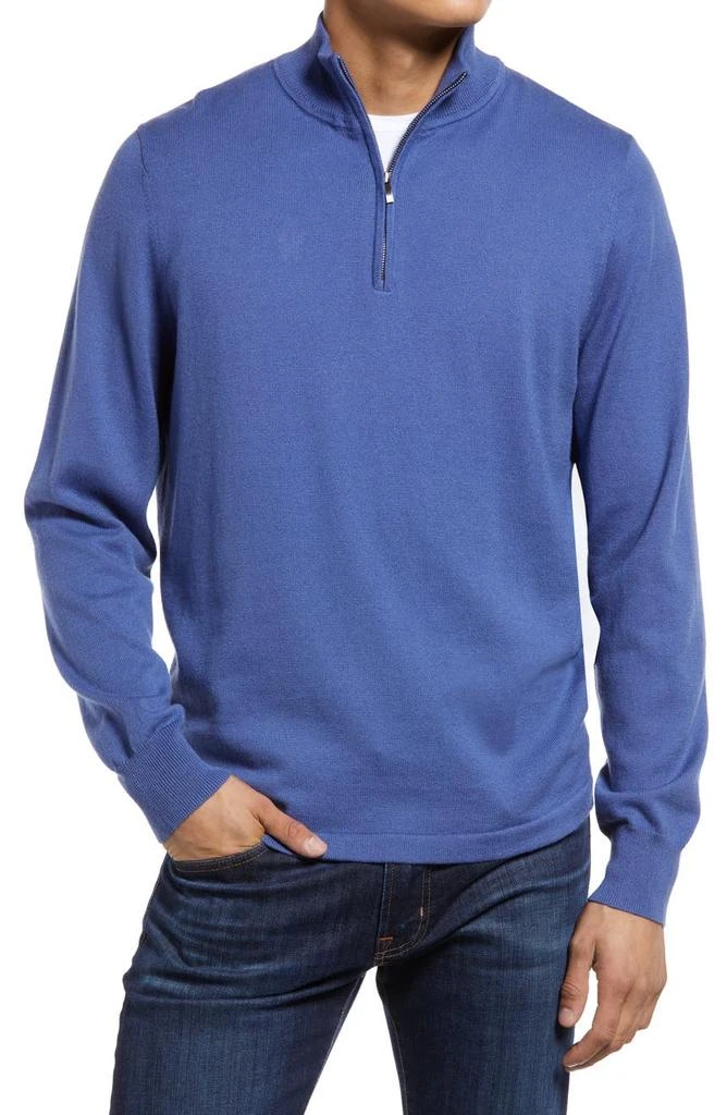 商品Nordstrom|Tech-Smart Quarter Zip Pullover Sweater,价格¥118,第1张图片