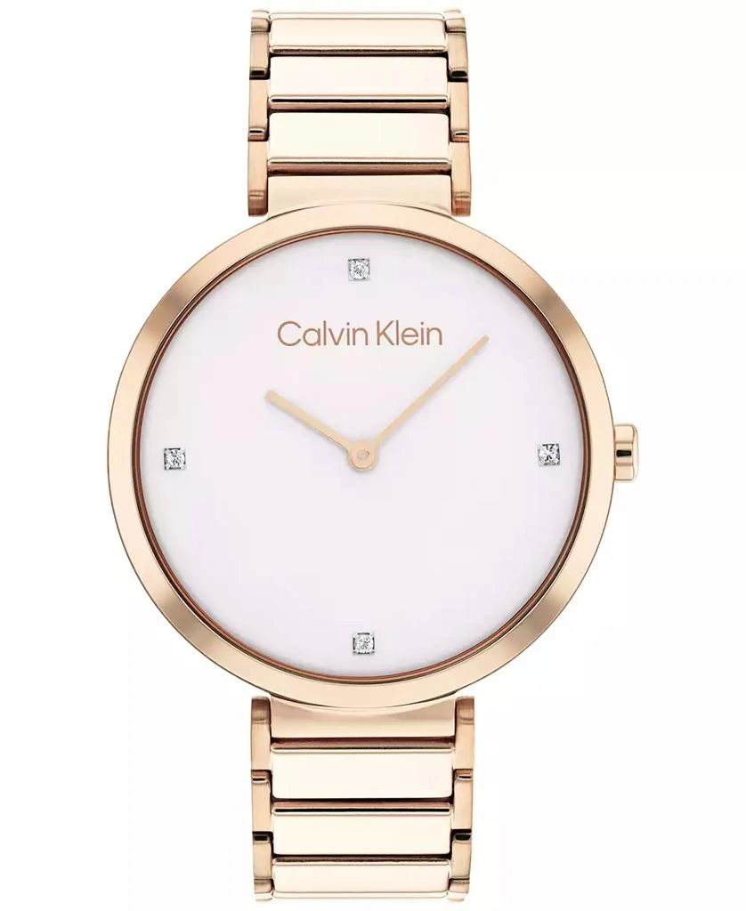 商品Calvin Klein|Rose Gold-Tone Bracelet Watch 36mm,价格¥810,第1张图片